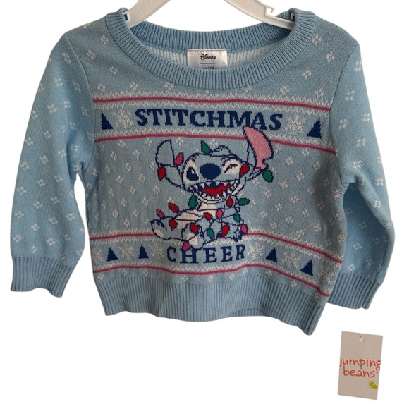 Disney Other - NWT Disney Jumping Beans Stitchmas Cheer Christmas Sweater
